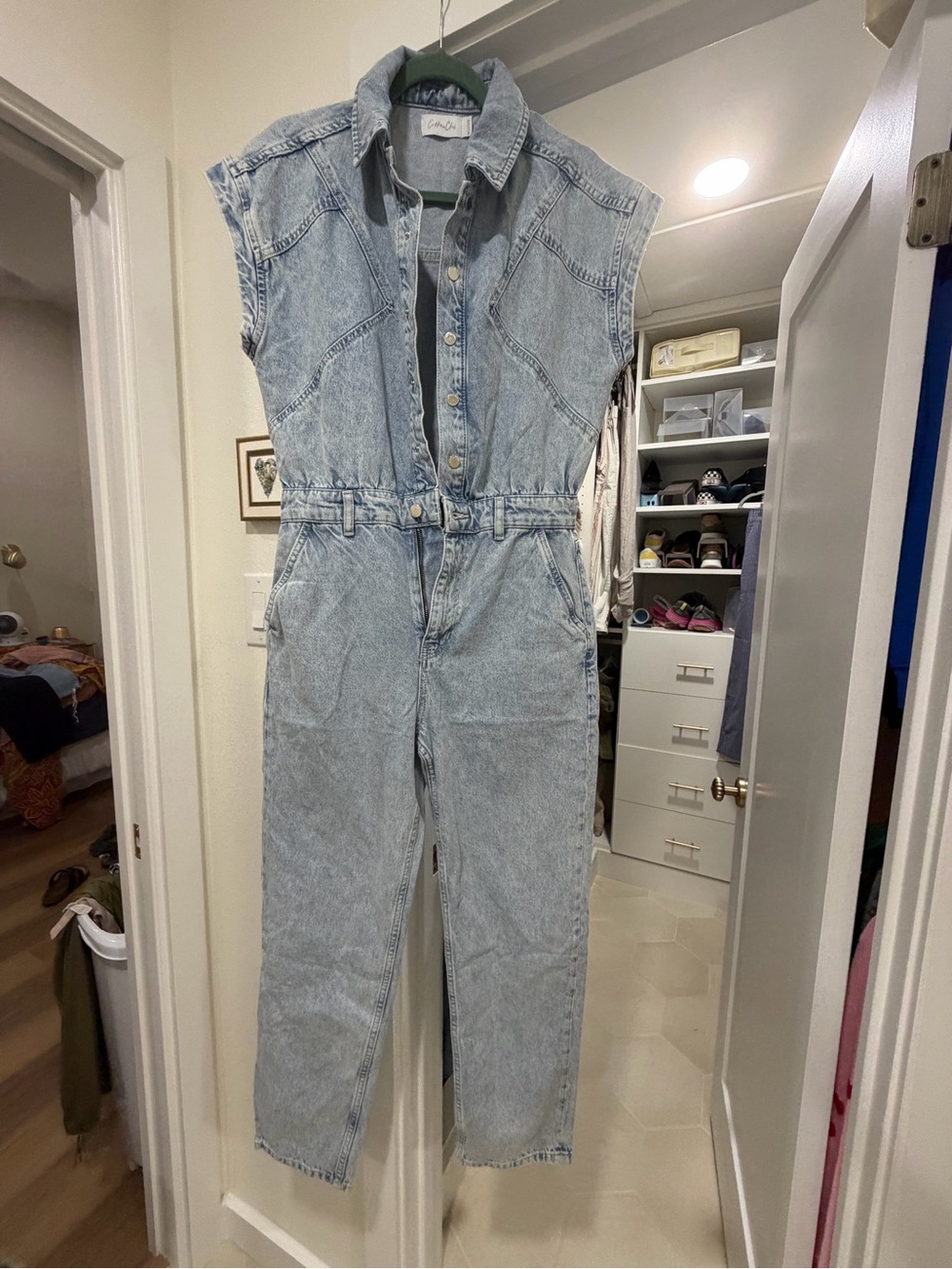 Women’s Light Blue Denim Jumpsuit